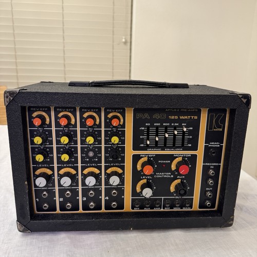 Vintage kustom pa40 - kustom, watts