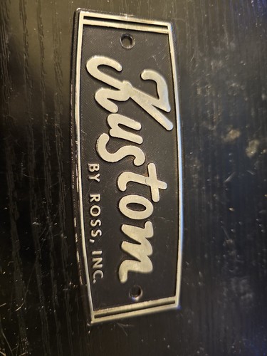 Vintage kustom amp logo - ,