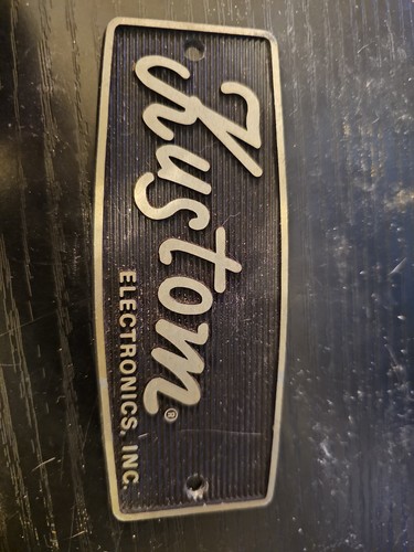Vintage kustom amp logo - vintage,